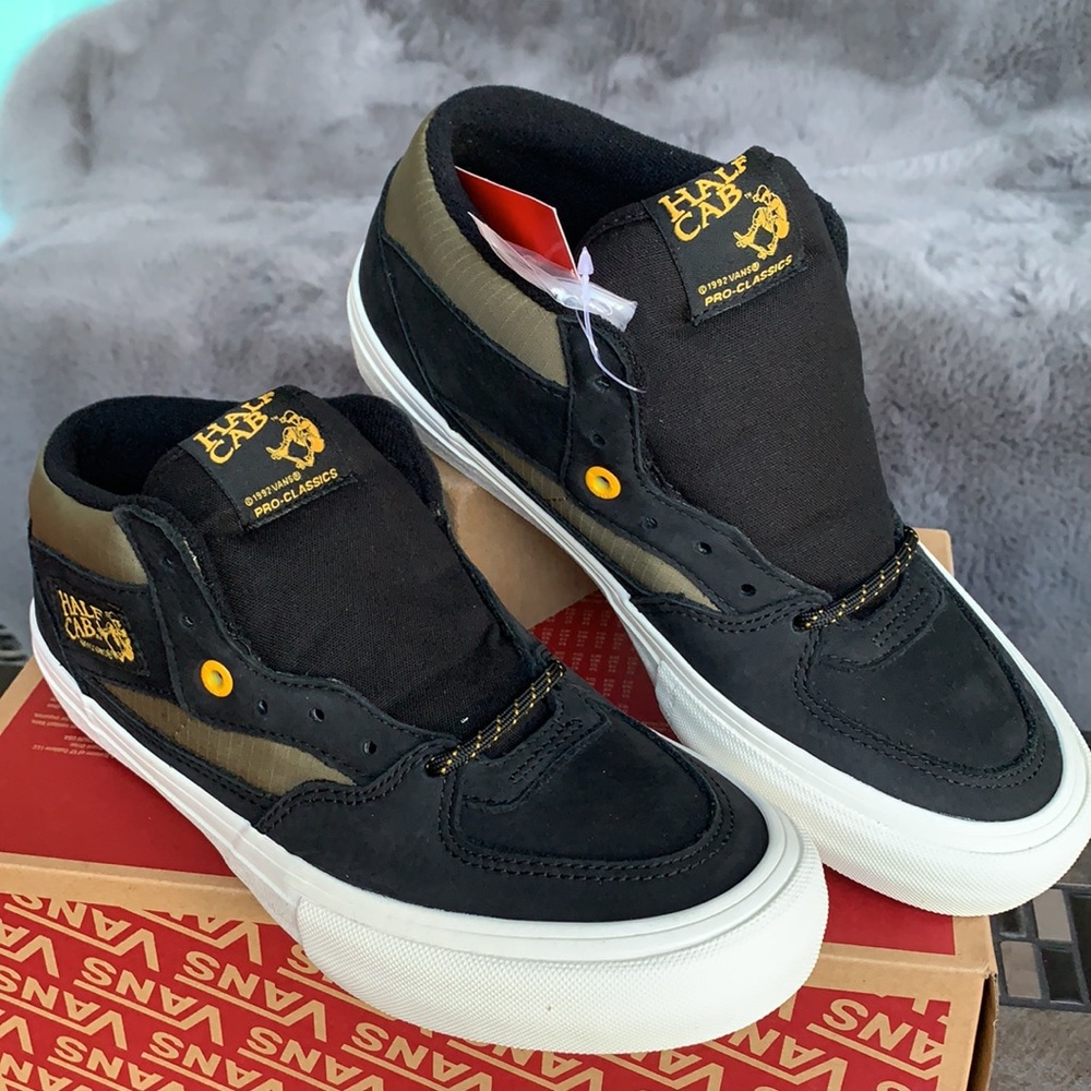 VANS HALF CAB PRO SURPLUS BLACK/MILITARY WMNS - Picture 8 of 16